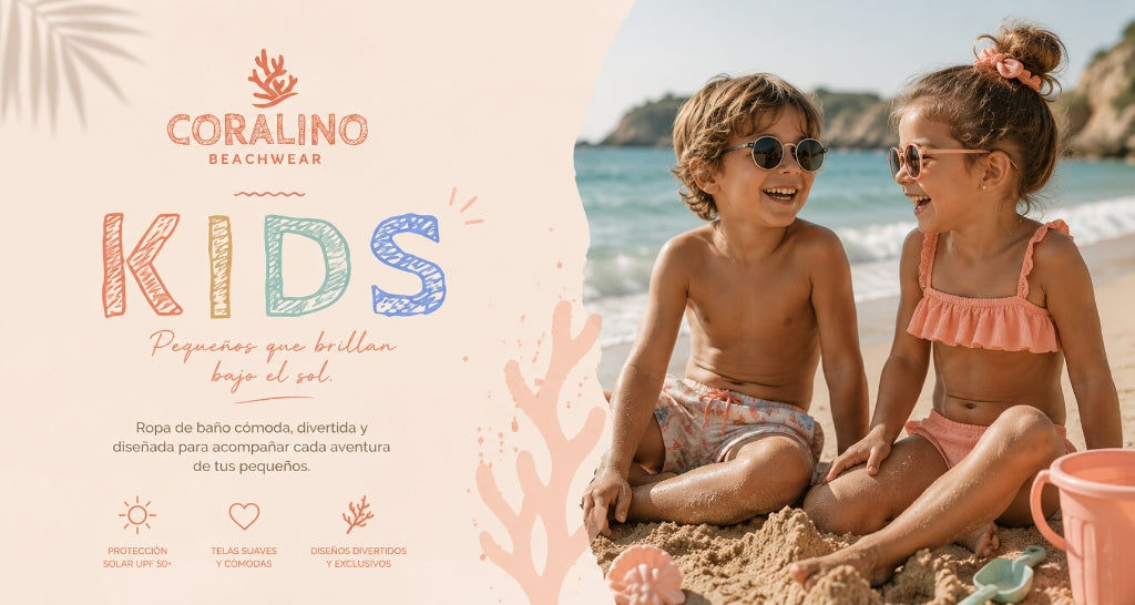 Coralino Kids - Pequeños que brillan bajo el sol